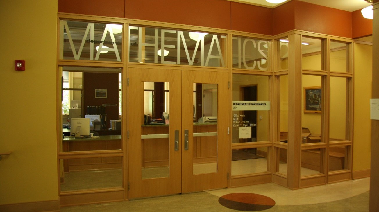 University of Oregon Math Department